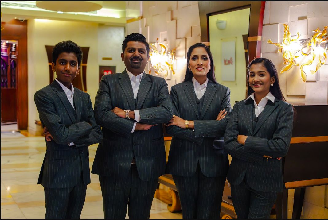 Founder Jivika Dhiraj Jain with her family